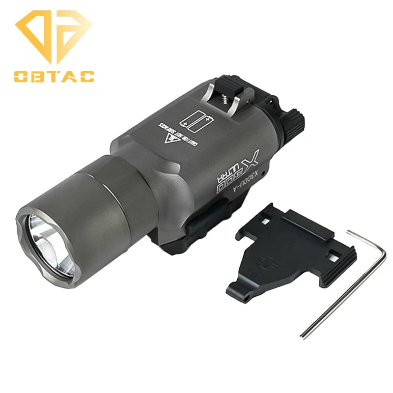 Tactical SF M300C M600C Metal Flashlight Strobe Scout Light for Airsoft Hunting 20mm Rail