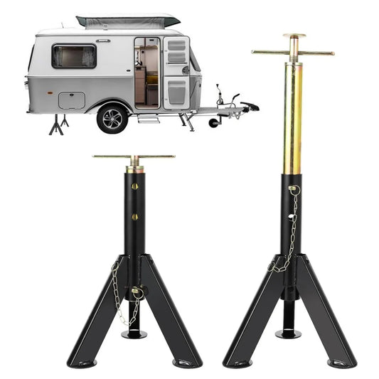 2 Pcs Heavy Duty RV Stabilizer Jack Stands 6000lbs Adjustable Height 16 to 30 Inches