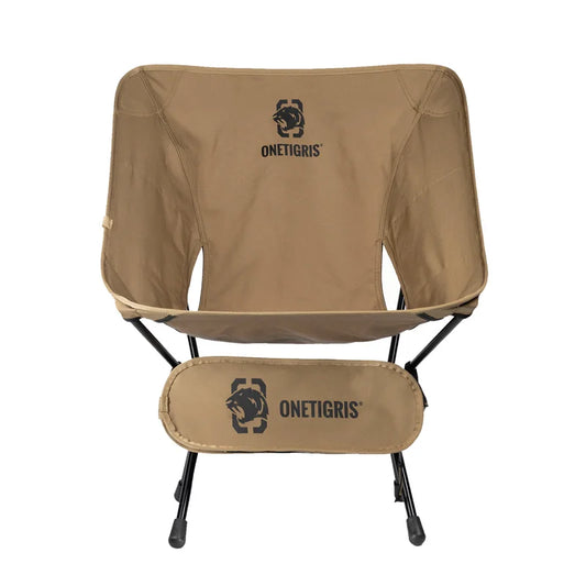 OneTigris Multicam Portable Camping Chair Foldable Outdoor Chair for Hiking Fishing and Gardening