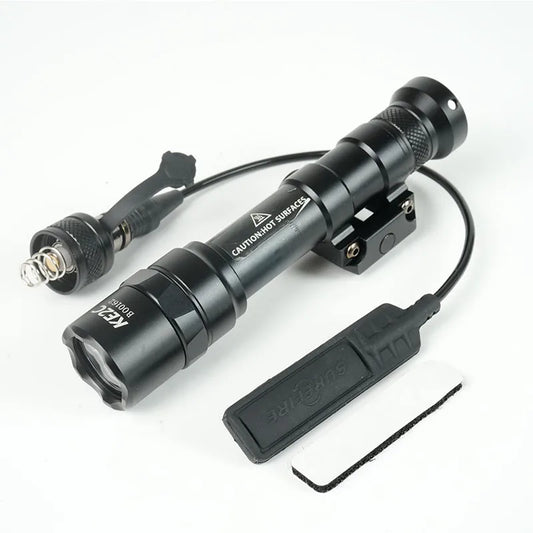Tactical SF M300C M600C Metal Flashlight Strobe Scout Light for Airsoft Hunting 20mm Rail